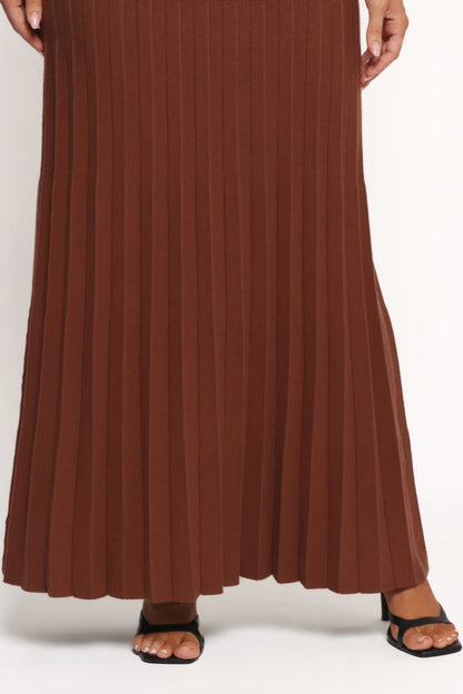 Freeman Maxi Dress Brown