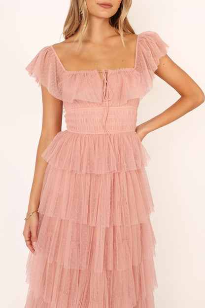 Belle Maxi Dress Blush