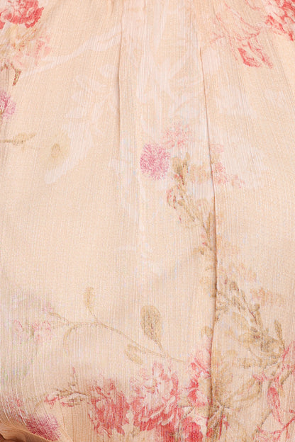 Phaedra Long Sleeve Mini Dress Soft Rose
