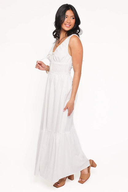 Kayden Maxi Dress White