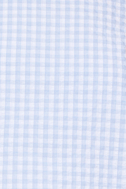 Jillian Smocked Pant Set Blue Gingham