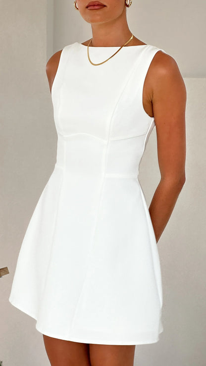 Rafiki Mini Dress White
