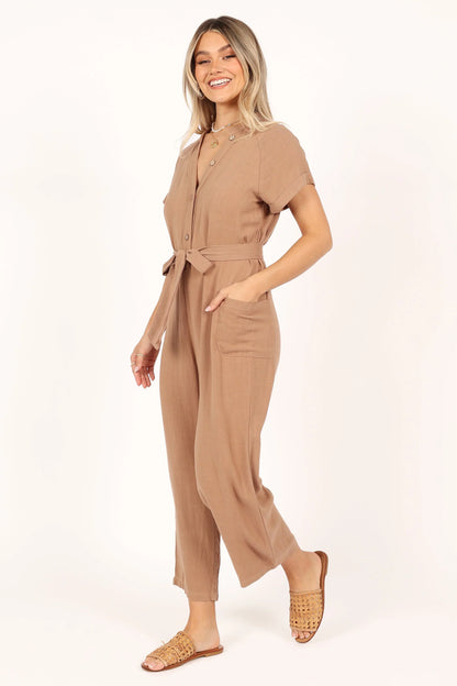 Archie Jumpsuit Mocha