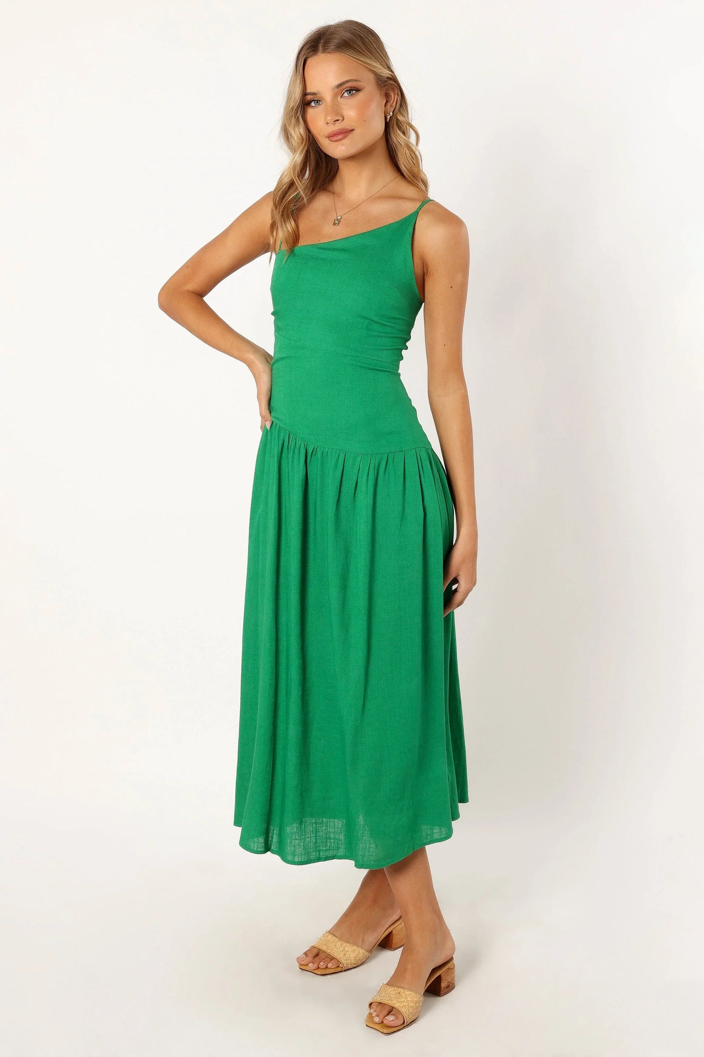 Shiloh Midi Dress Green