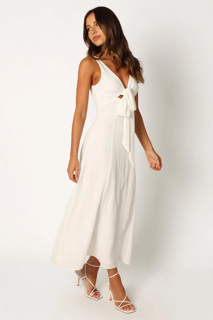 Archer Midi Dress White