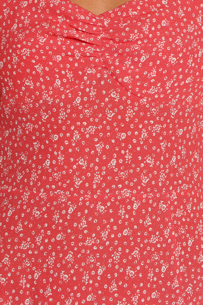 Franklin Dress Red Floral