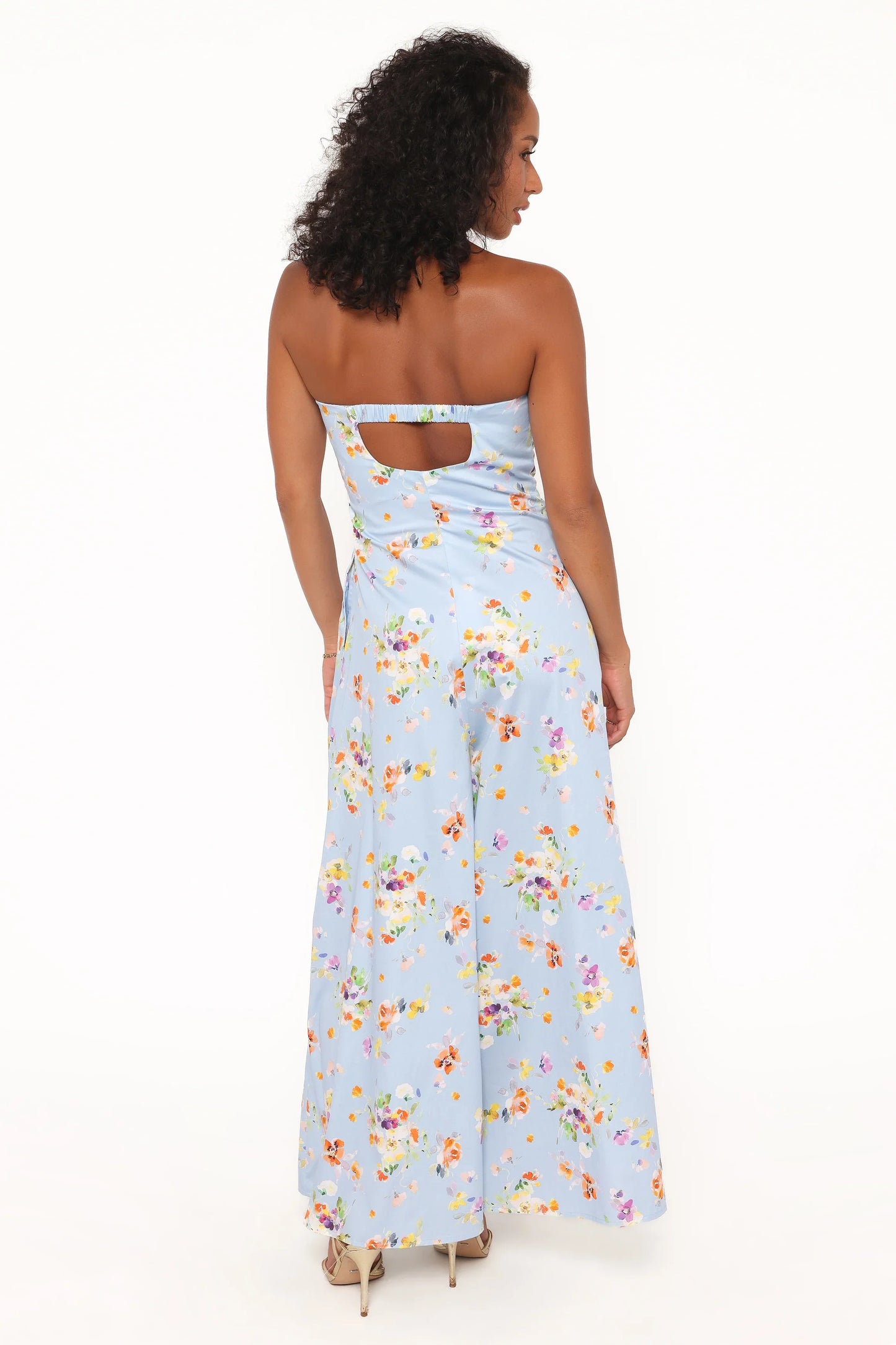 Wren Jumpsuit Cornflower Blue Floral