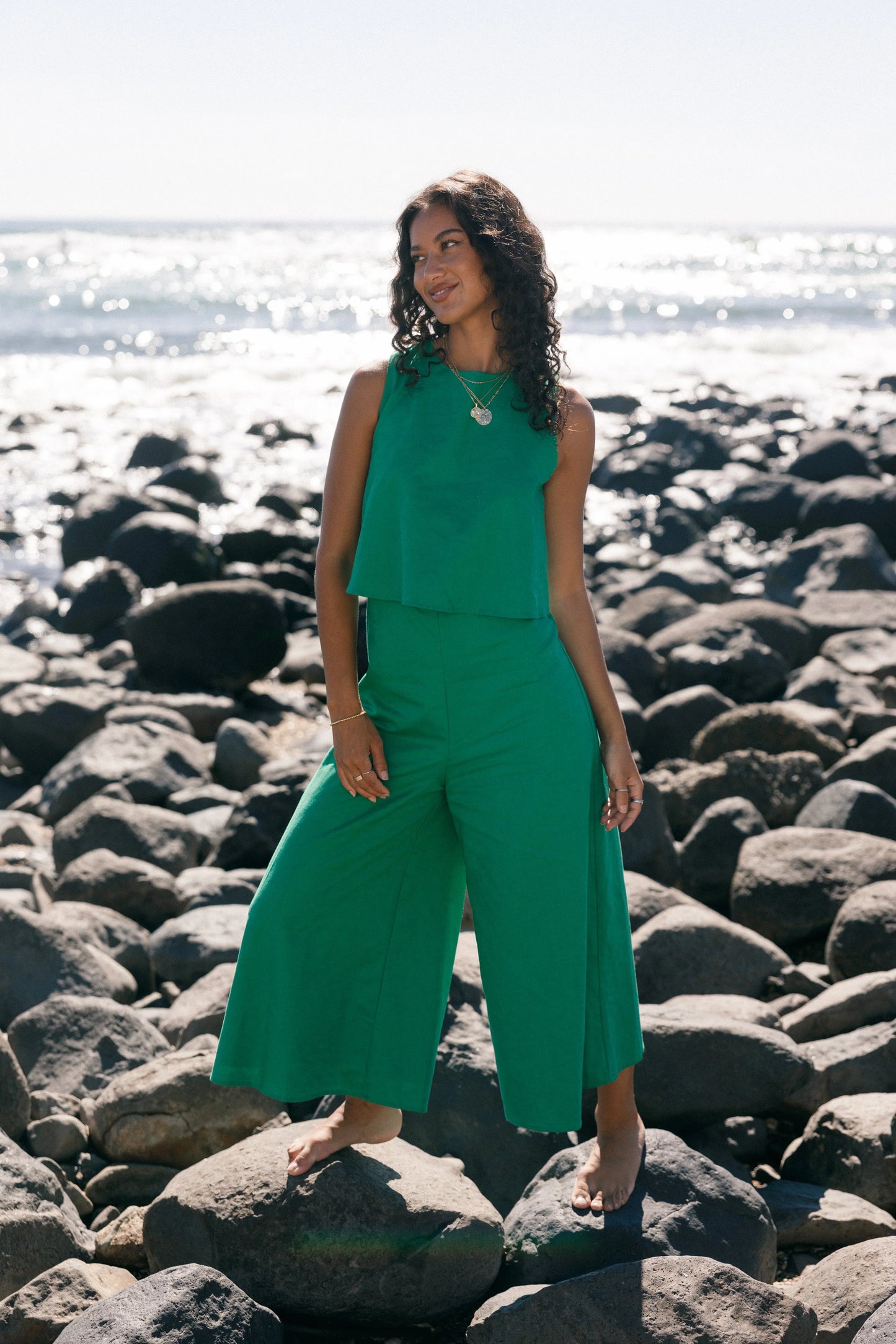 Femme Jumpsuit Green