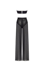 Chic sheer co ord set in black Xo Xo