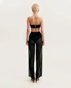 Chic sheer co ord set in black Xo Xo