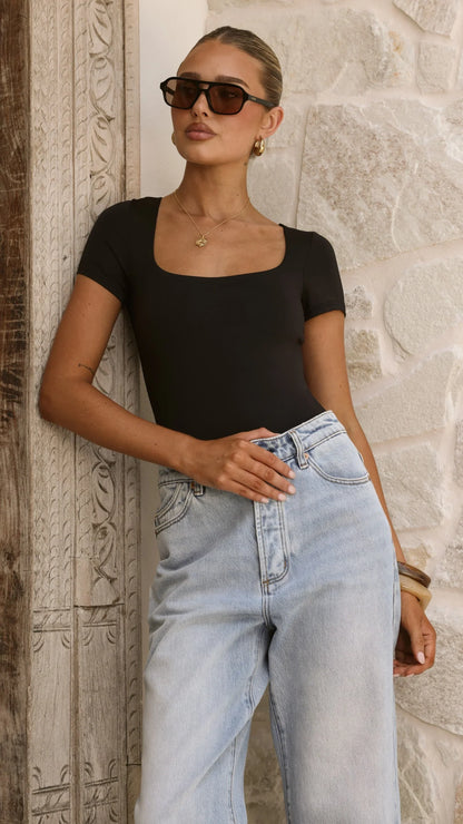 Jamelia Bodysuit Black