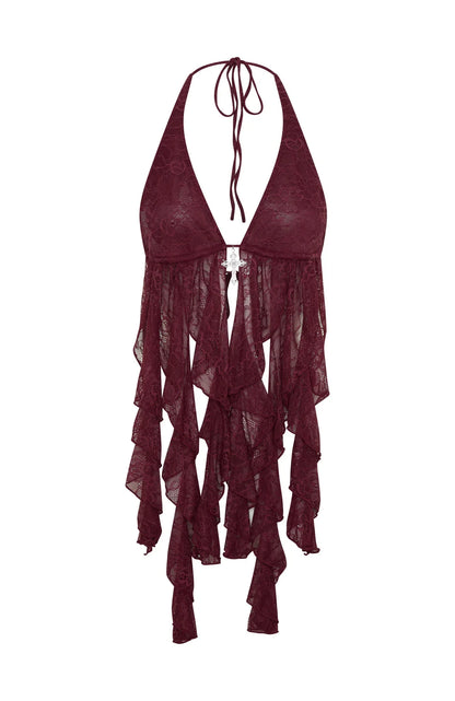 Bright Lights Halter Top Cherry Cola