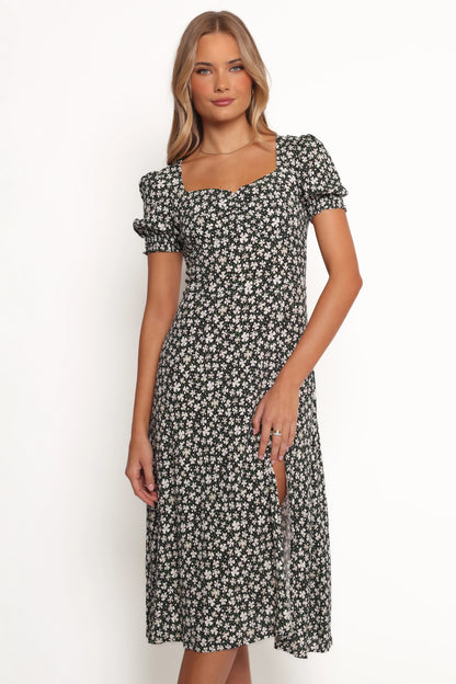 Franklin Dress Black Floral