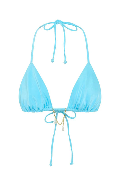 Lagoon Coast Bikini Top Caribbean Pearl