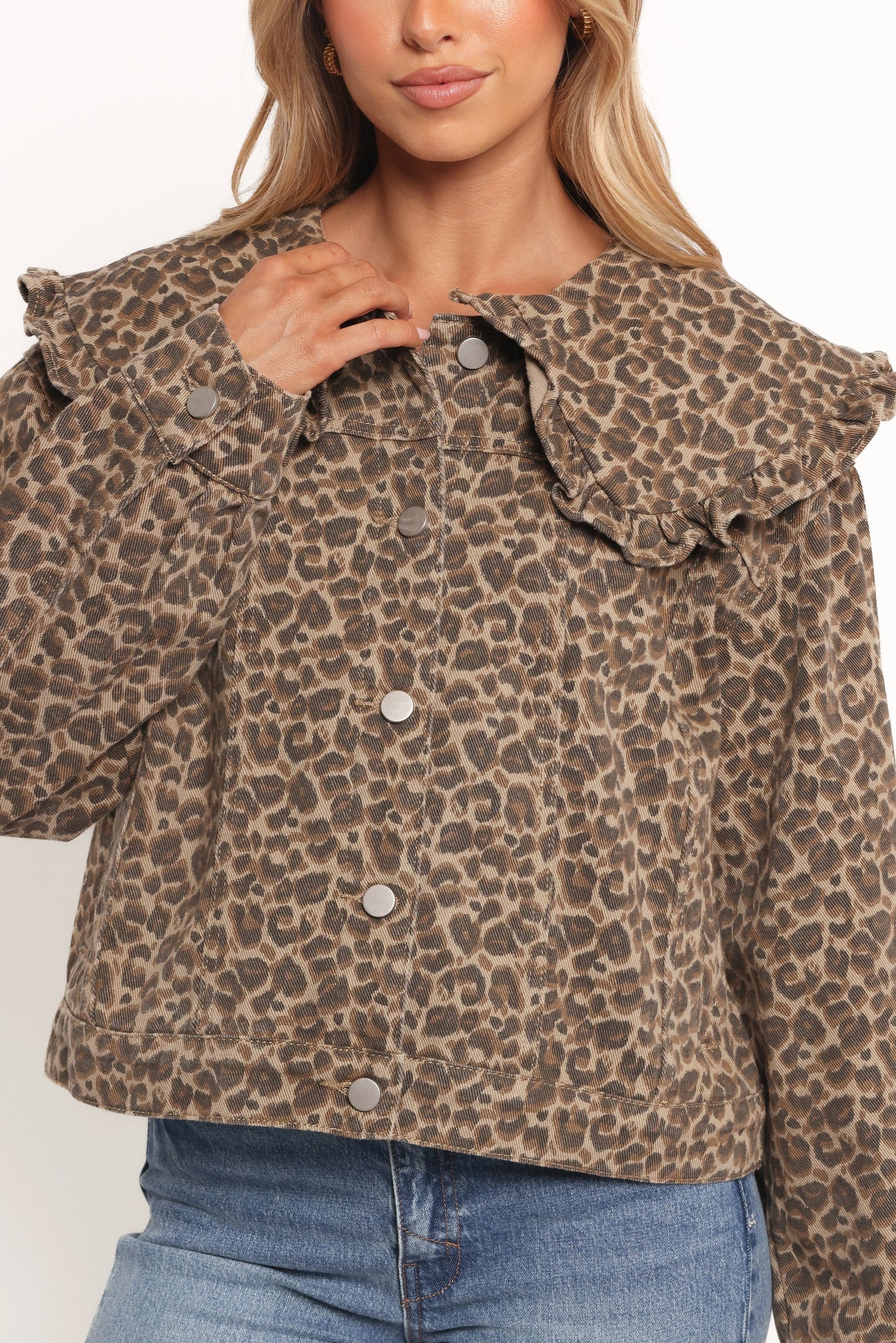 Jaelle Leopard Print Jacket Leopard