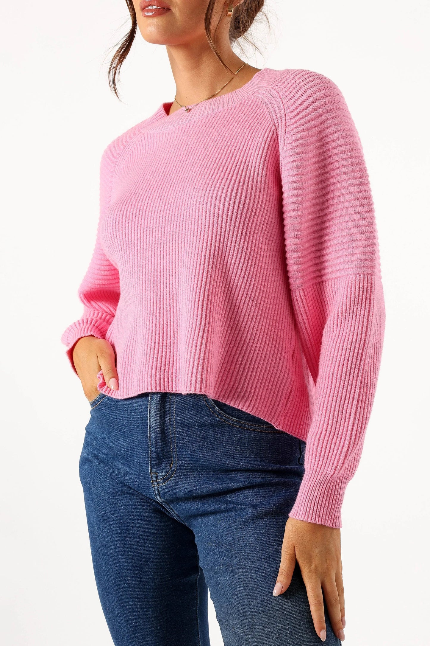 Sarah Knit Sweater Pink