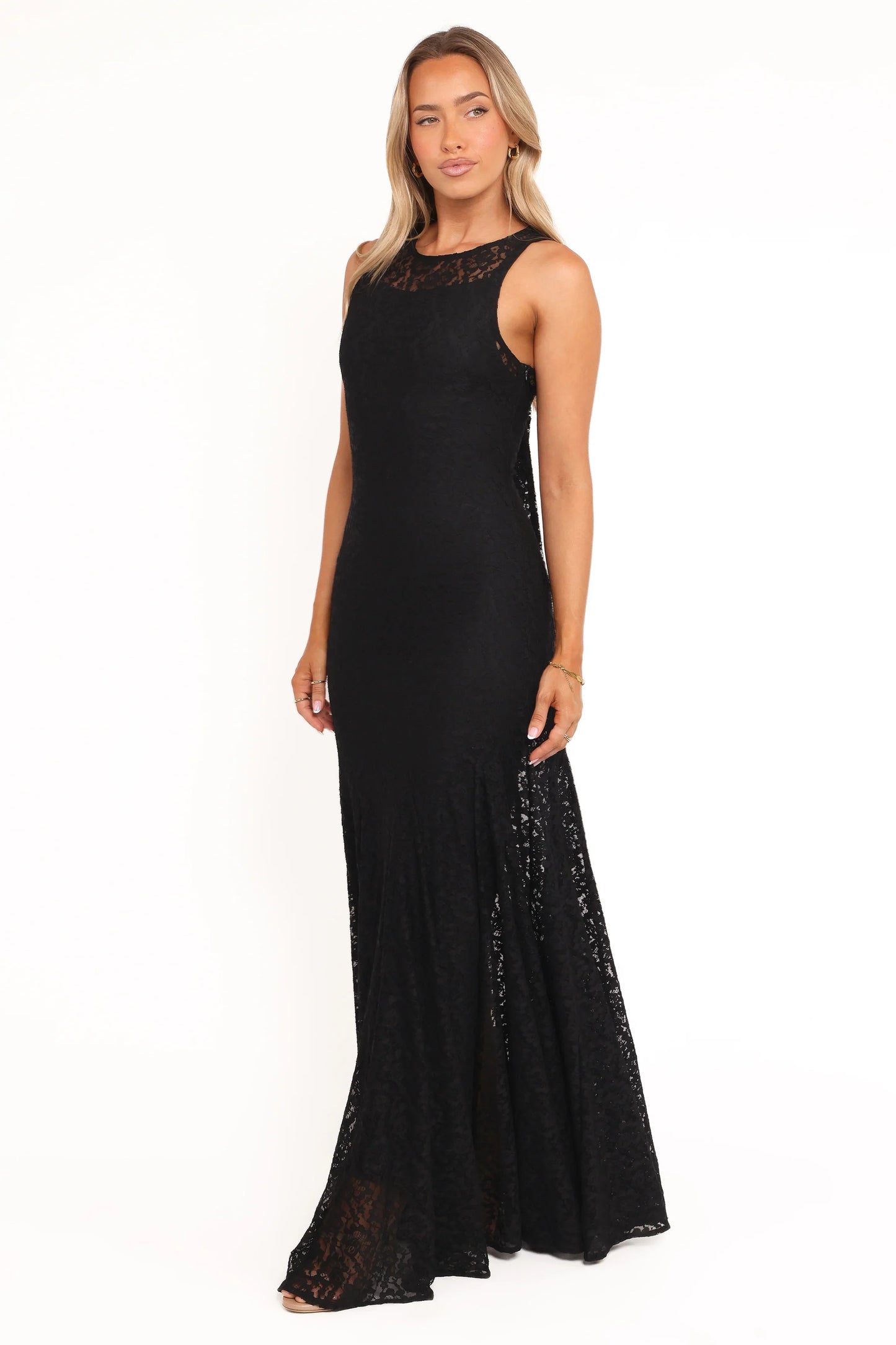 Keani Maxi Dress Black Lace