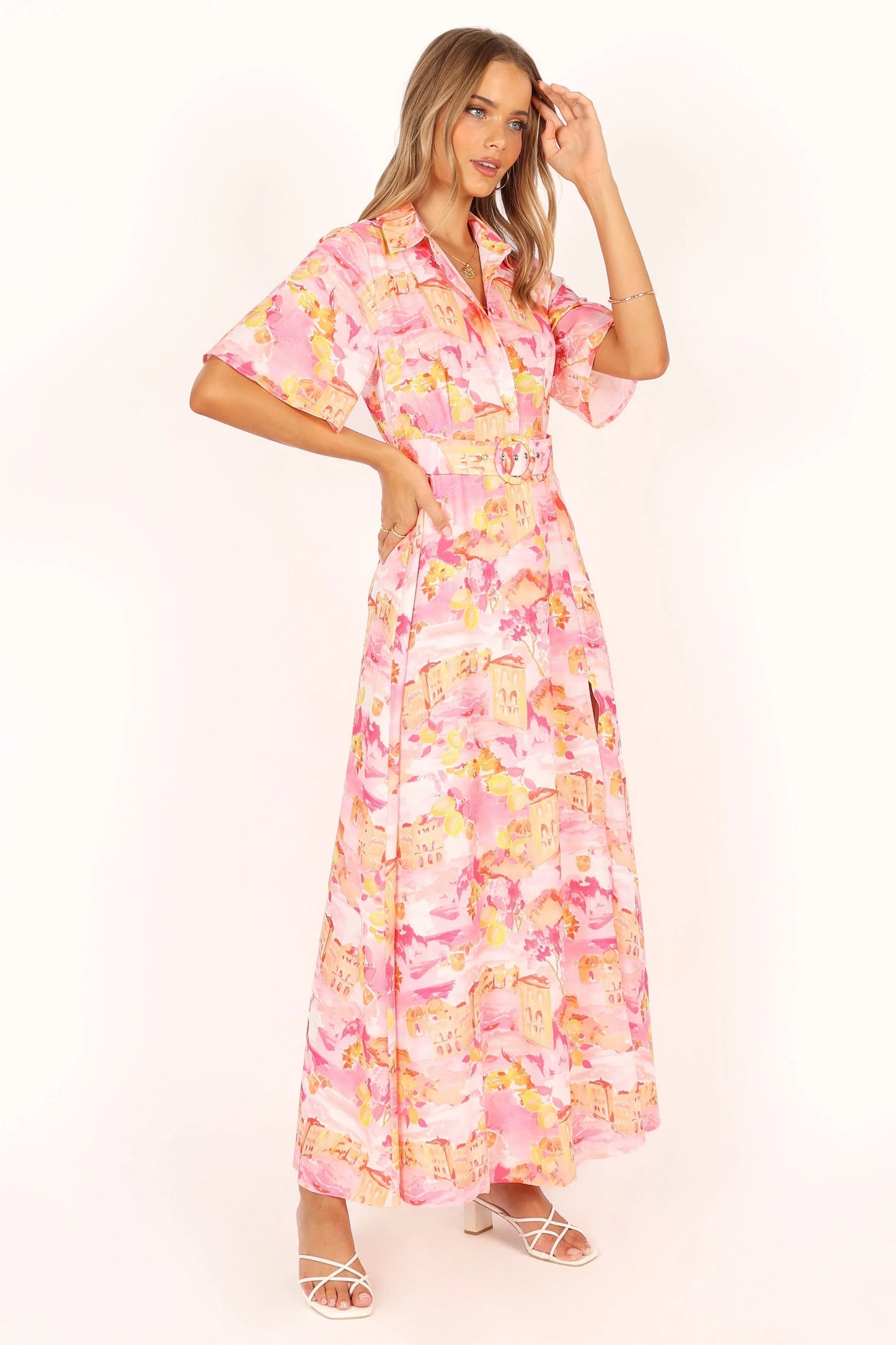 Arianna Maxi Dress Pink Scenic