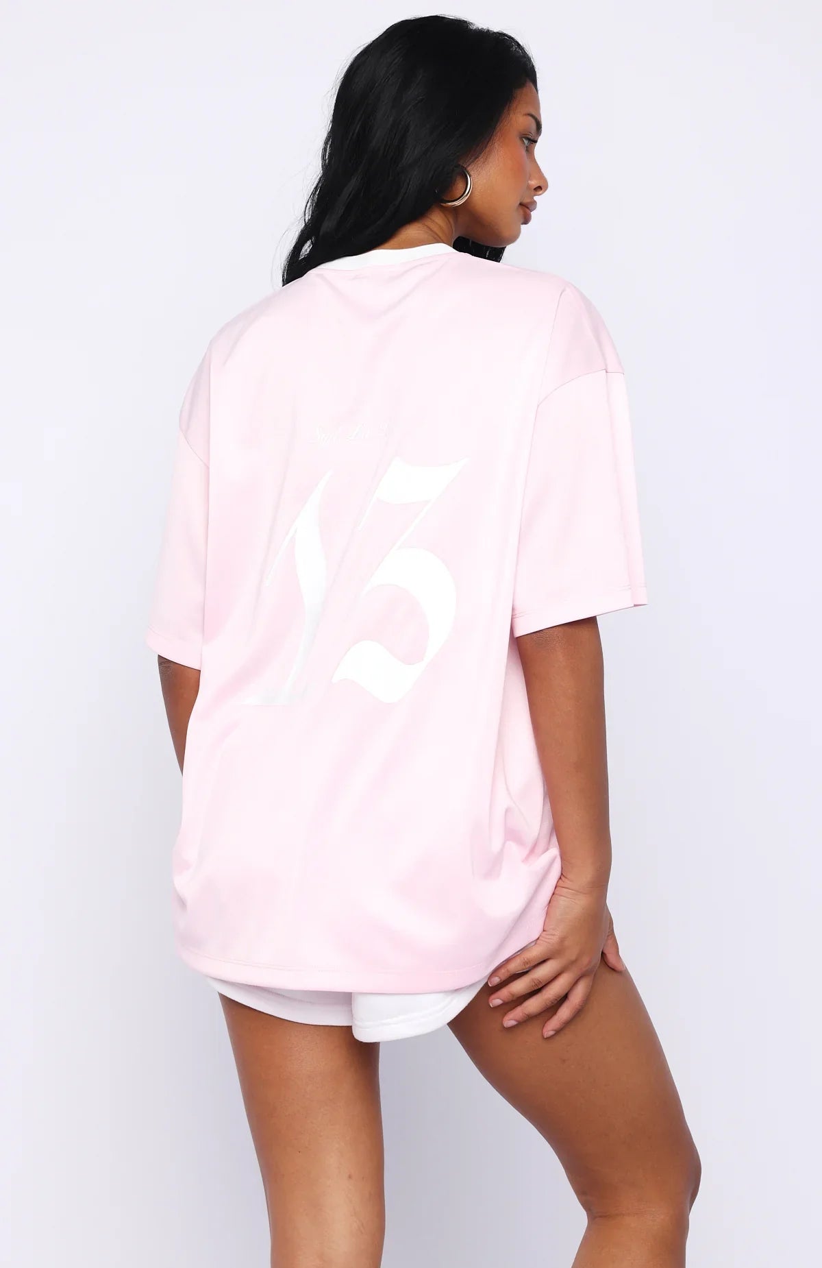 Came To Slay Oversized Jersey Pink