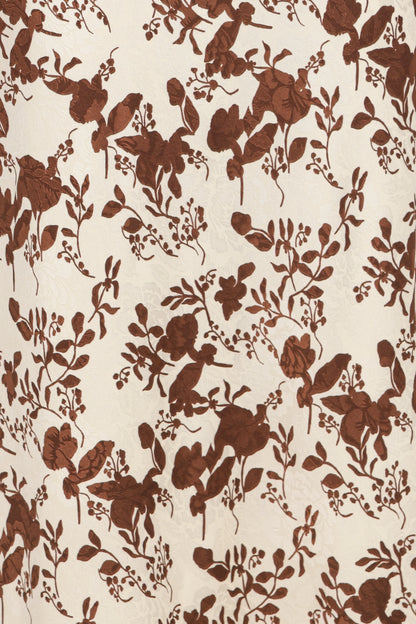 Noemi Maxi Dress Brown Floral