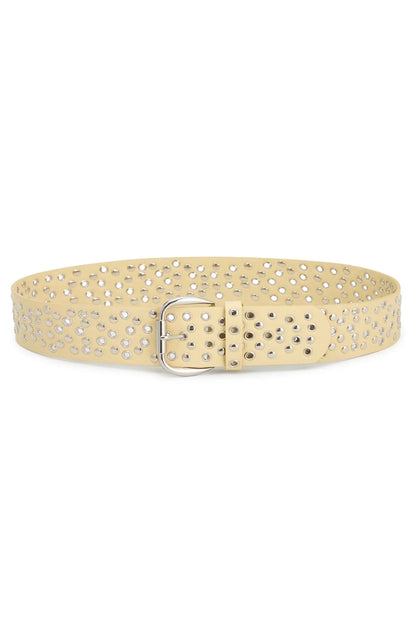 Toto Belt Blonde Silver