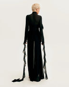 Chic sheer co ord set in black Xo Xo