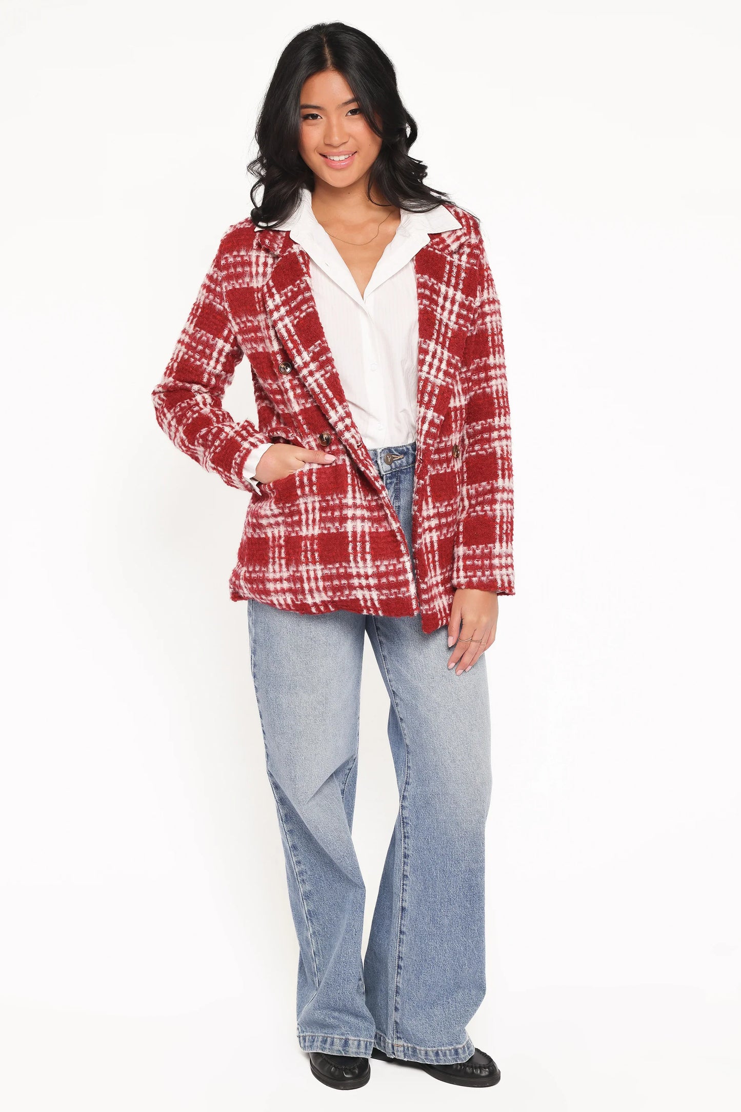 Juliette Blazer Red