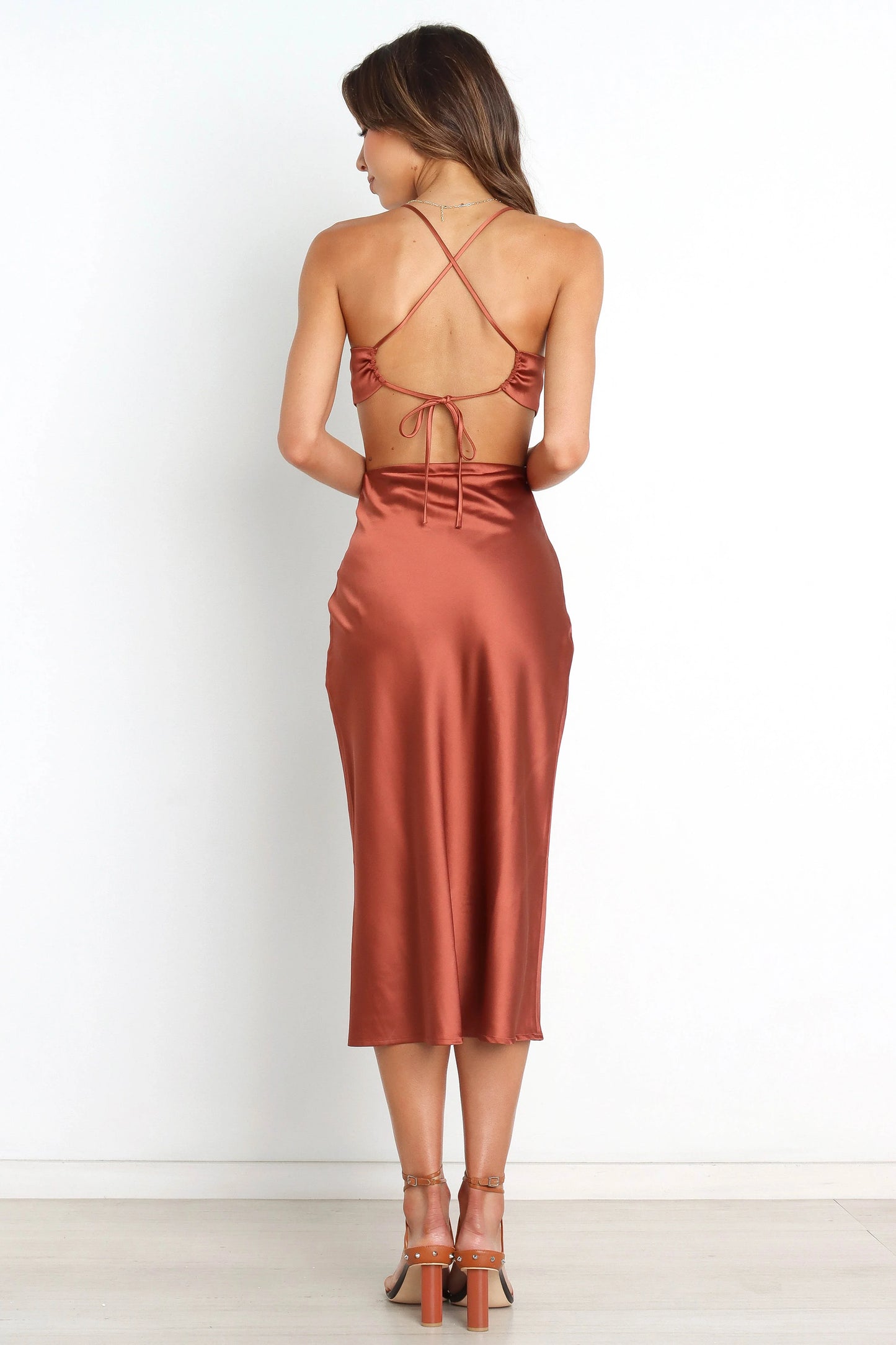 Nairo Dress Rust