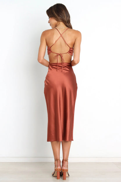 Nairo Dress Rust