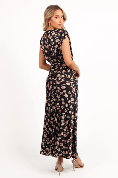 Amarlee Maxi Dress Black Floral