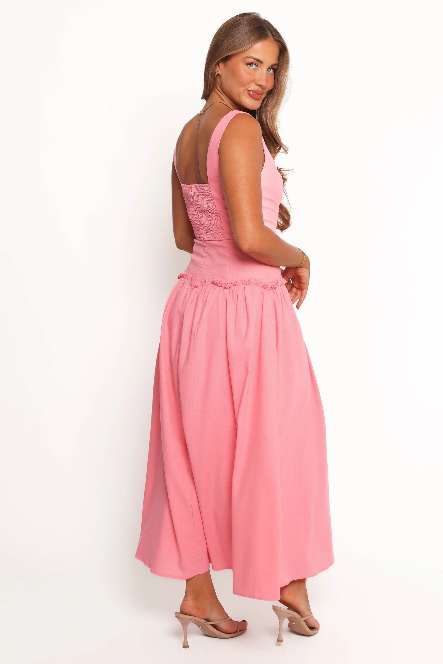 Clover Midi Dress Pink