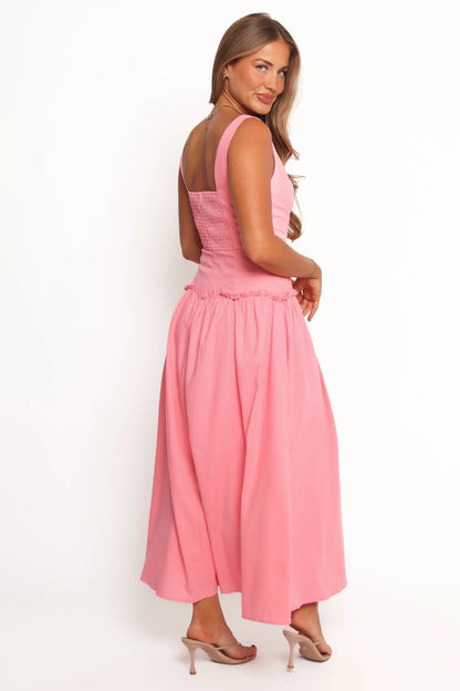 Clover Midi Dress Pink