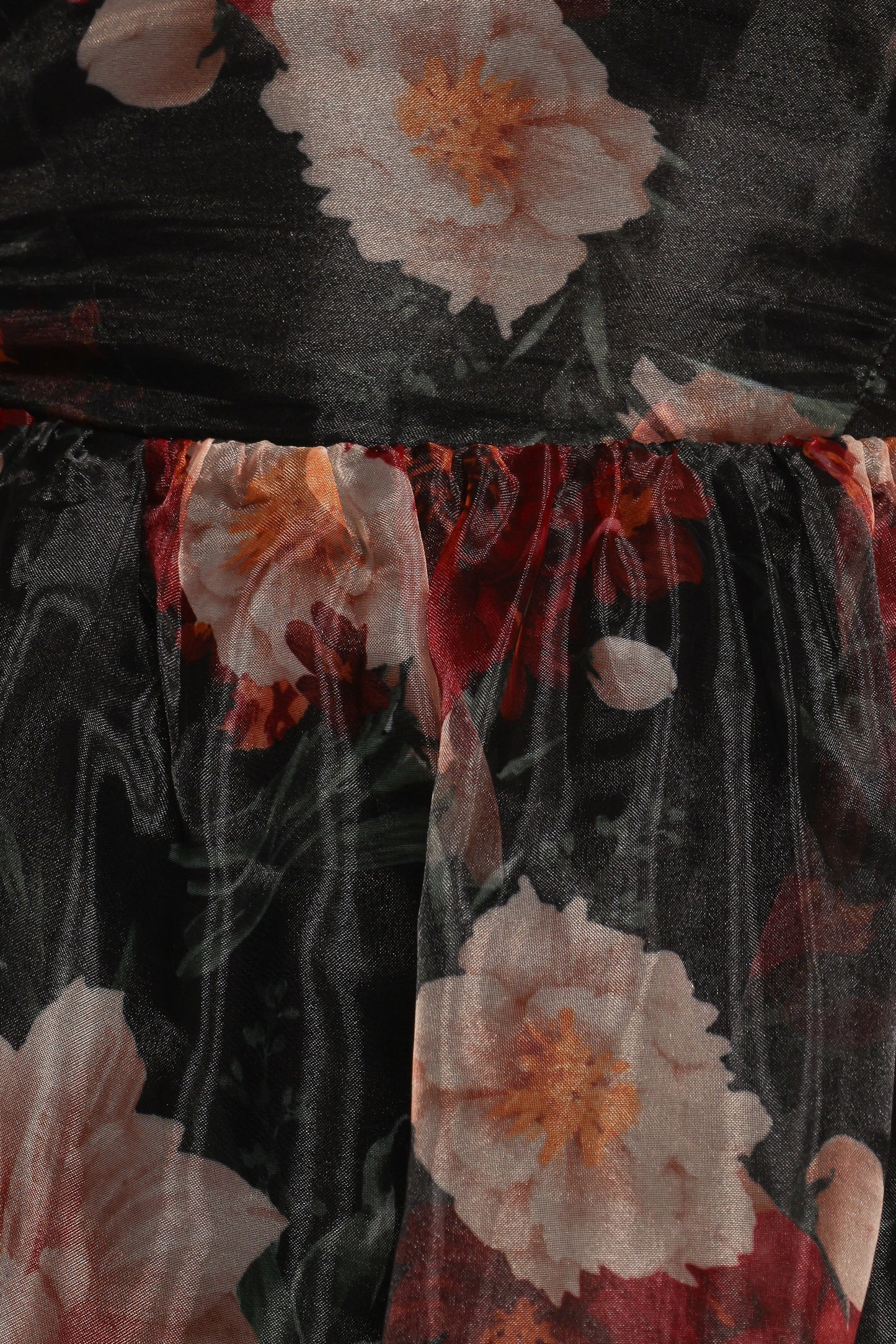 Elspeth Midi Dress Black Floral