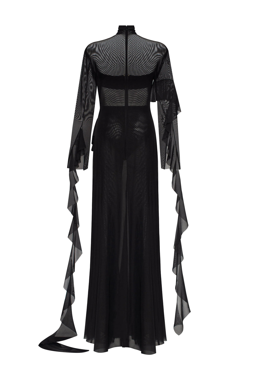 Chic sheer co ord set in black Xo Xo