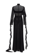 Chic sheer co ord set in black Xo Xo
