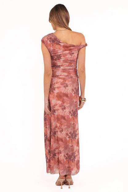 Bloise Maxi Skirt Blurred Botanics