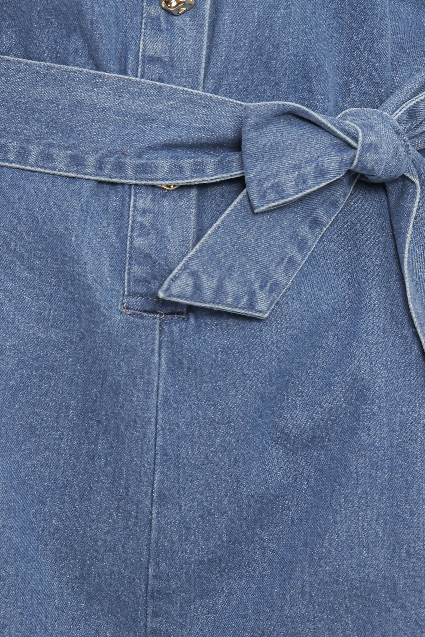 Hailey Denim Romper Indigo