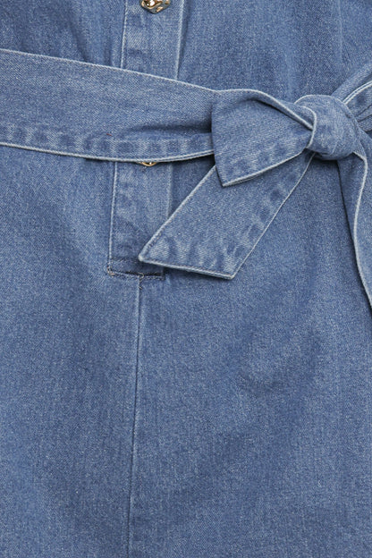 Hailey Denim Romper Indigo