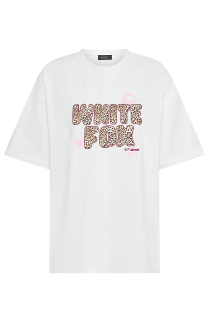11th Street Shes So Lucky Oversized Tee Leopard Splice