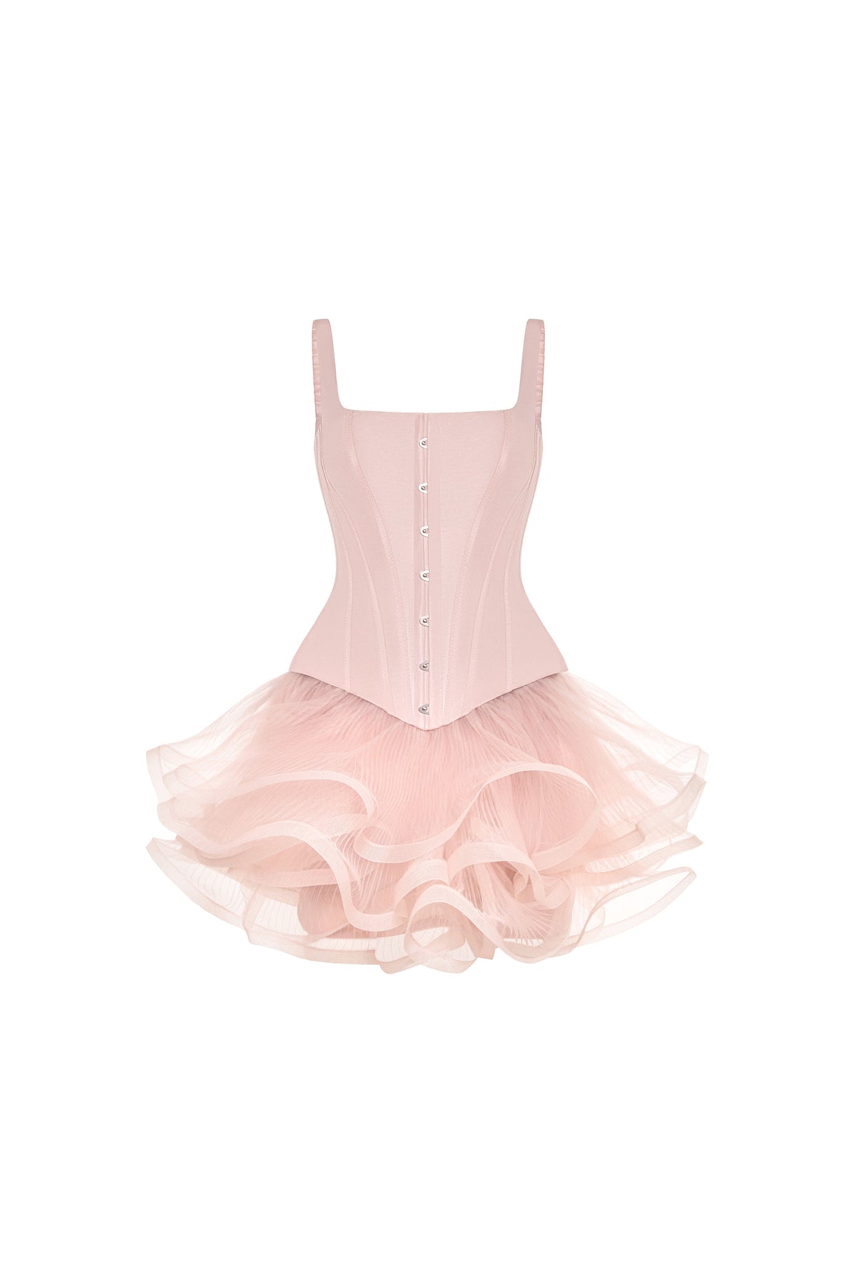 Sculpting pink low waist corset