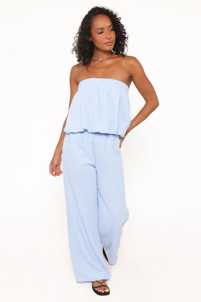 Olivia Pant Set Baby Blue