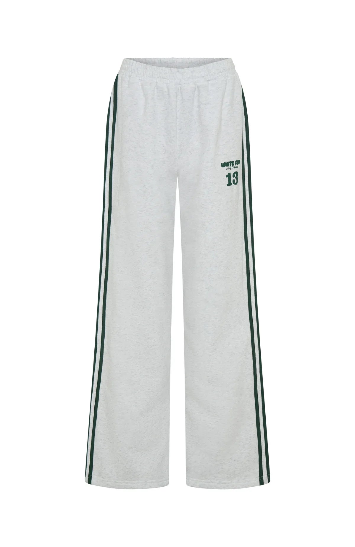 Lucky Thirteen Charise Wide Leg Sweatpants Grey Marle