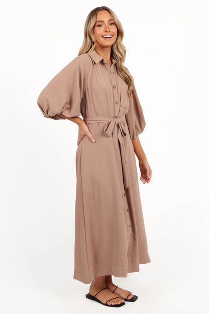 Zanita Midi Dress Toast
