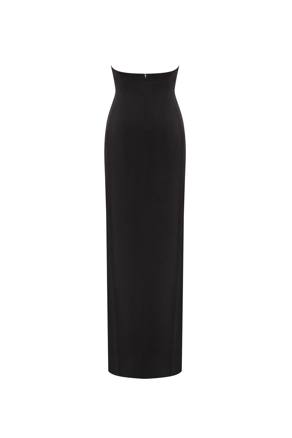 Elegant 3 piece set with white silk blouse white mini skirt and black crepe maxi skirt Xo Xo