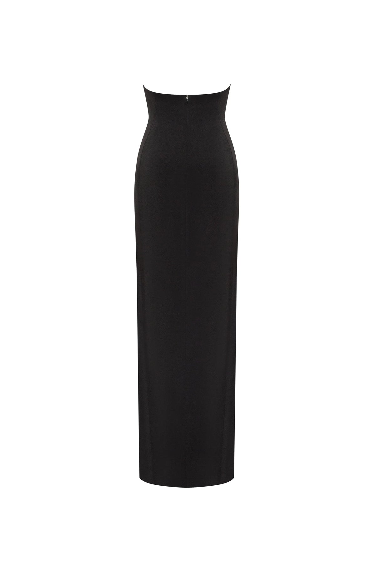 Elegant 3 piece set with white silk blouse white mini skirt and black crepe maxi skirt Xo Xo