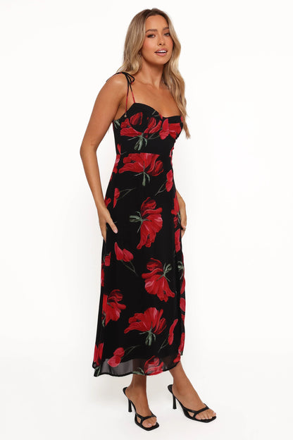 Meg Dress Black Floral