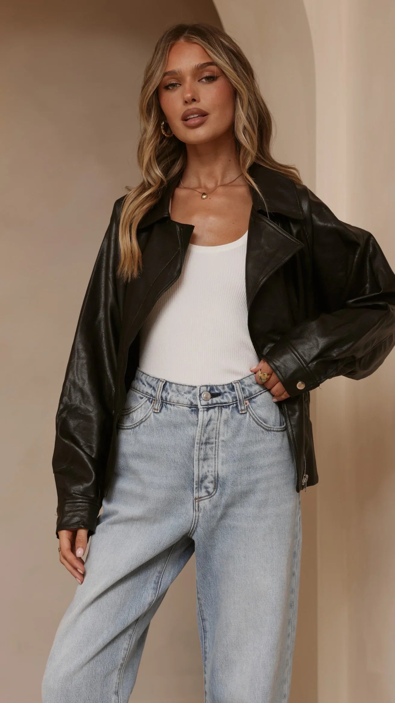 Marzia Tie Waist Jacket Black