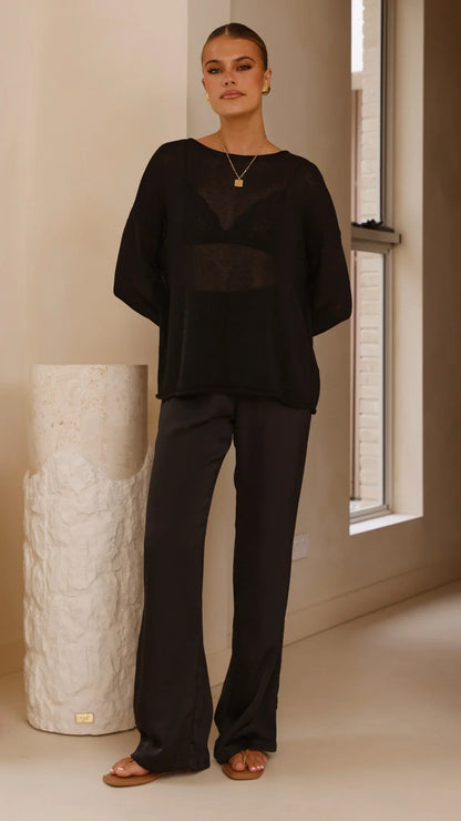 Lakoa Knit Top Black