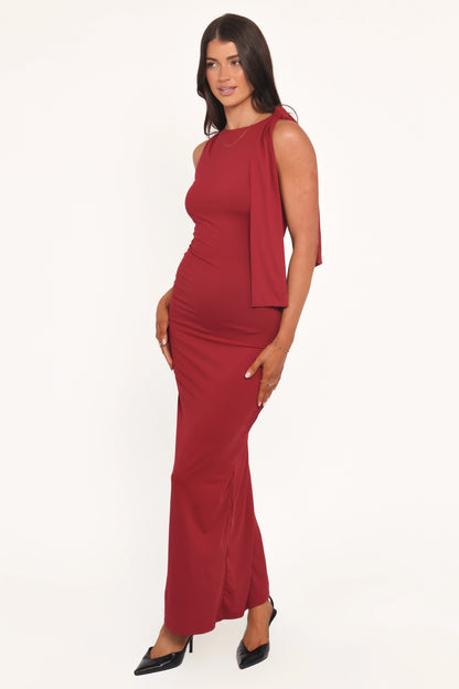 Jimina Maxi Dress Berry