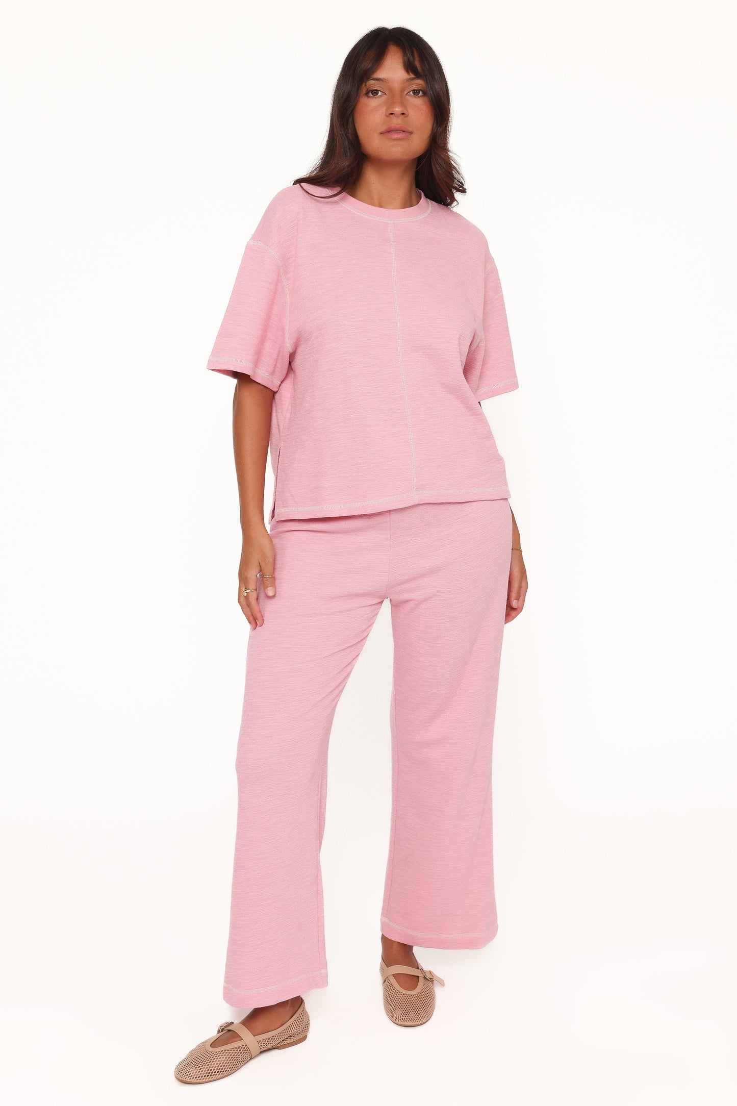 Angler Knit Set Pink